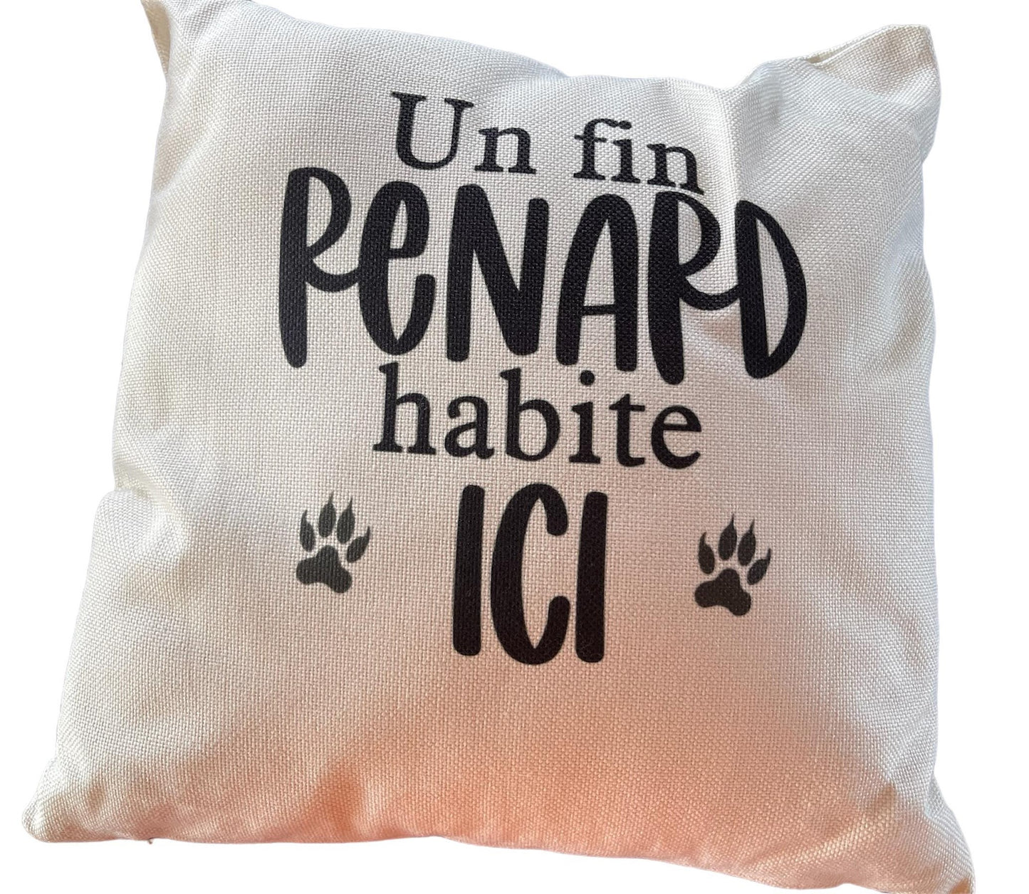 Coussin - Un fin renard