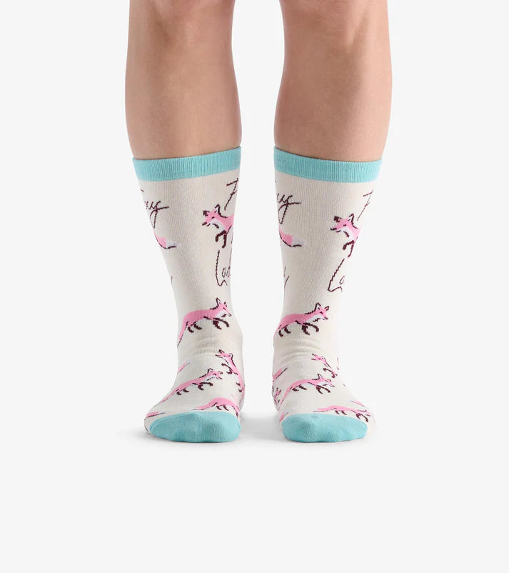 Chaussettes pour femme – Renarde « Foxy lady »