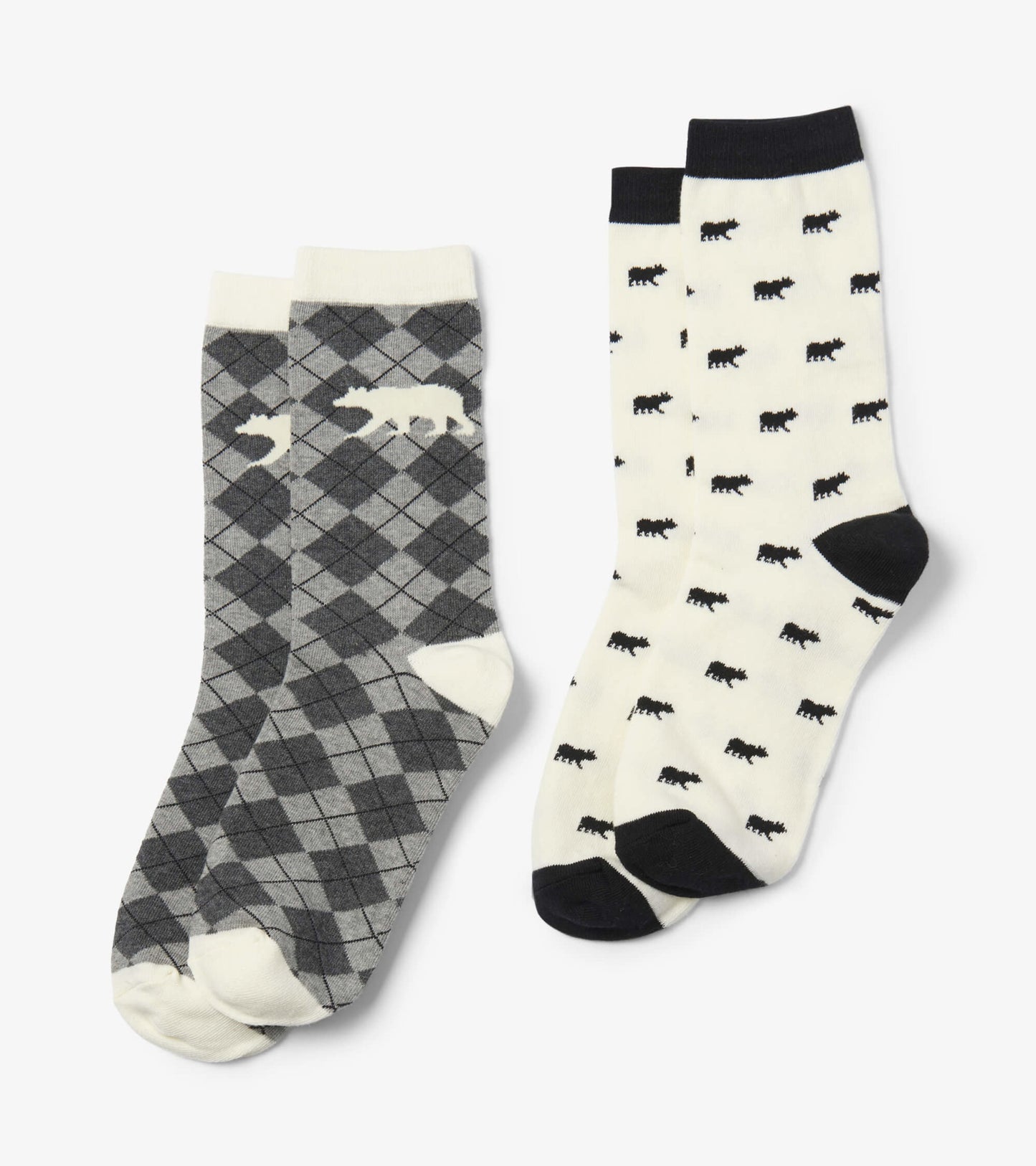 Chaussettes pour femme – Ensemble de deux paires Ours noirs