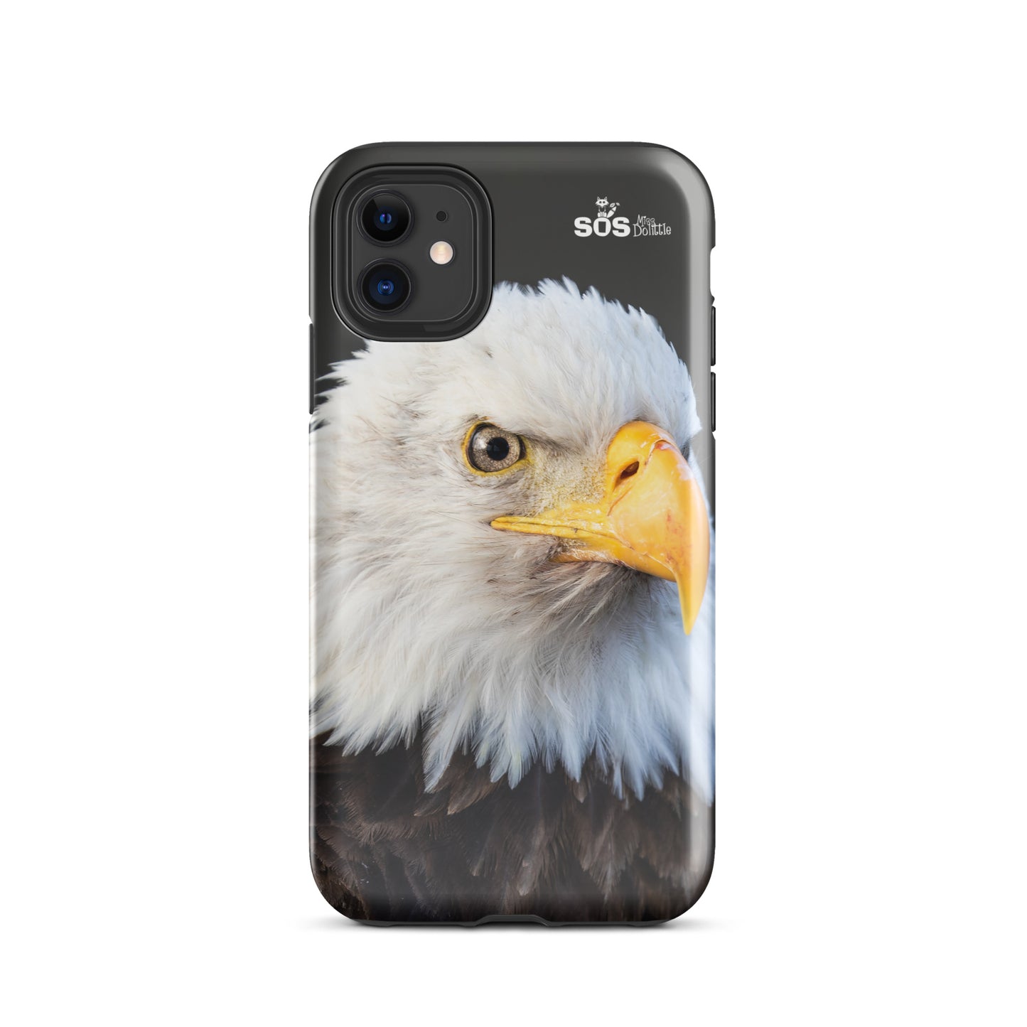 Étui de cellulaire solide pour iPhone® Pygargue