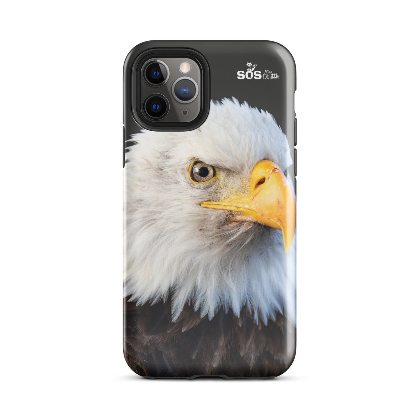 Étui de cellulaire solide pour iPhone® Pygargue