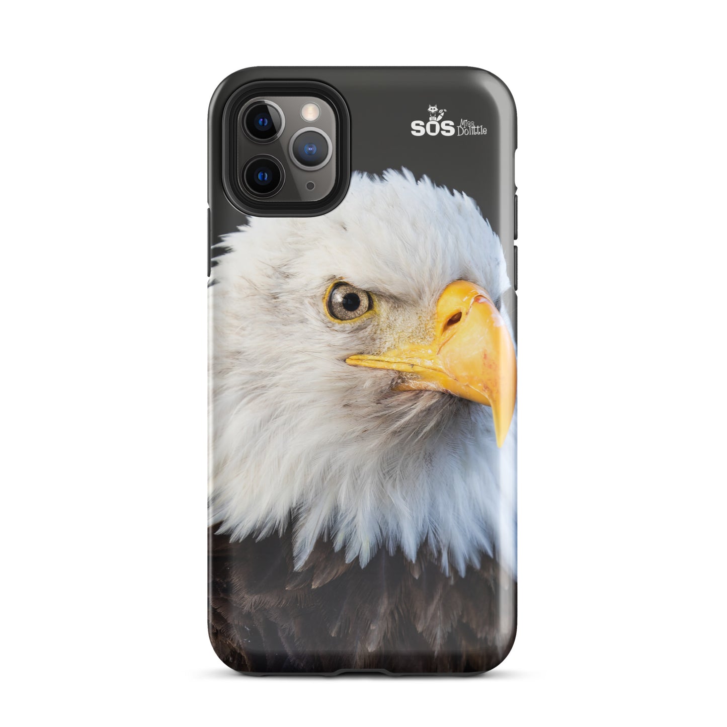 Étui de cellulaire solide pour iPhone® Pygargue