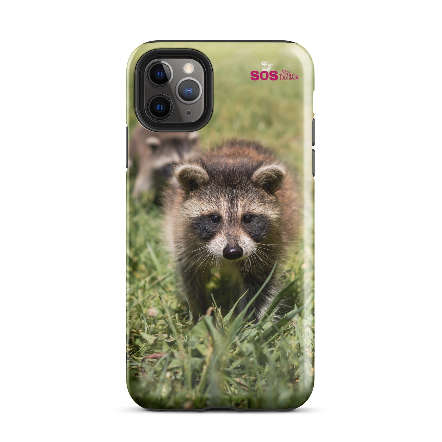 Étui de cellulaire solide pour iPhone® Raton laveur