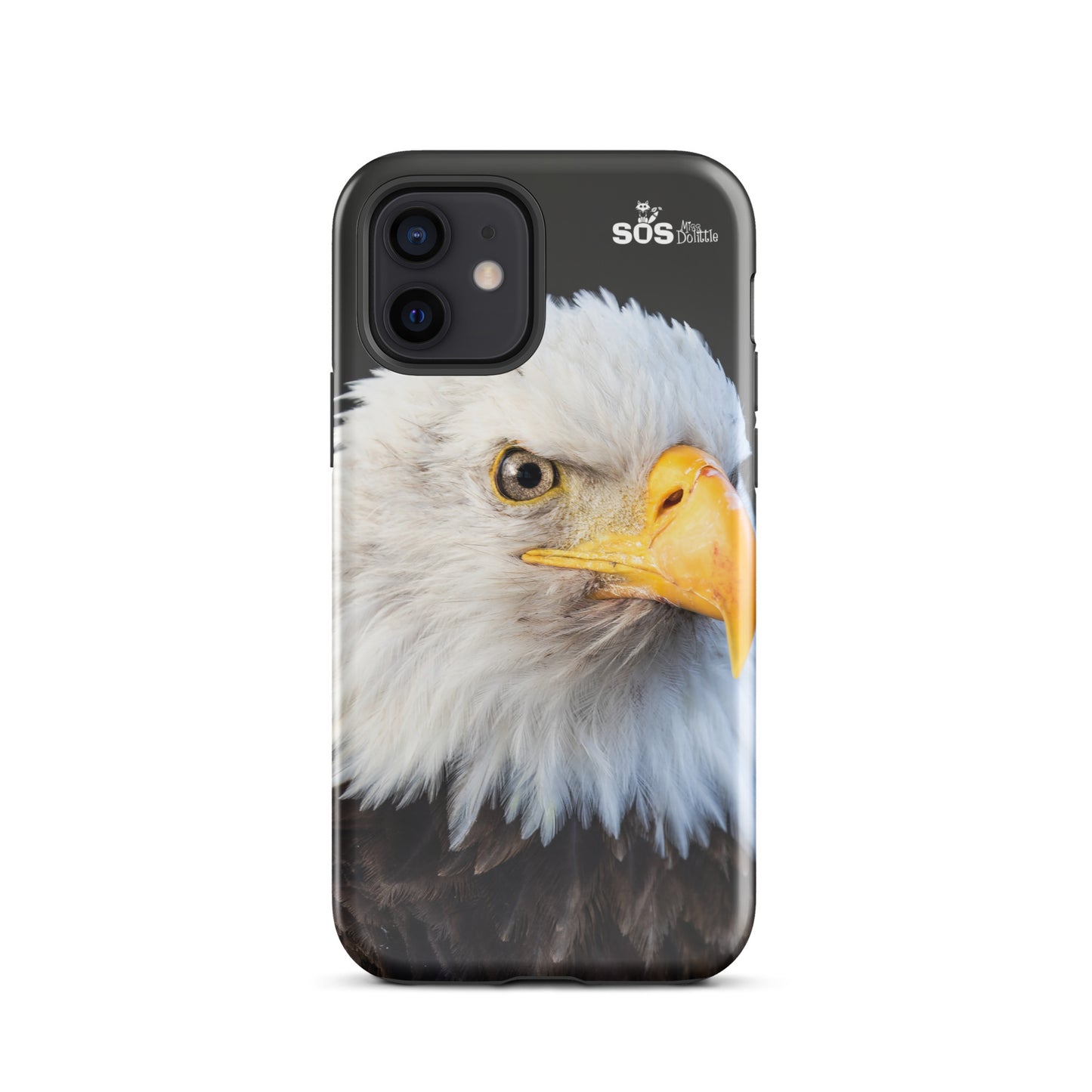 Étui de cellulaire solide pour iPhone® Pygargue