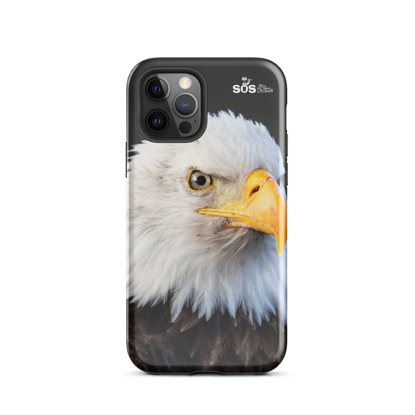 Étui de cellulaire solide pour iPhone® Pygargue