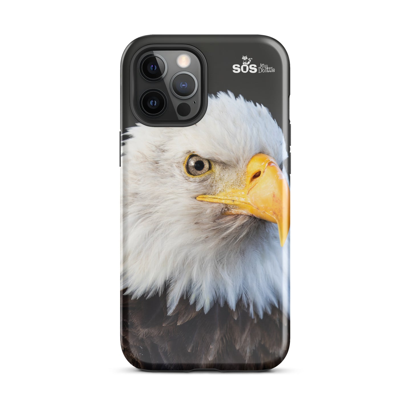 Étui de cellulaire solide pour iPhone® Pygargue