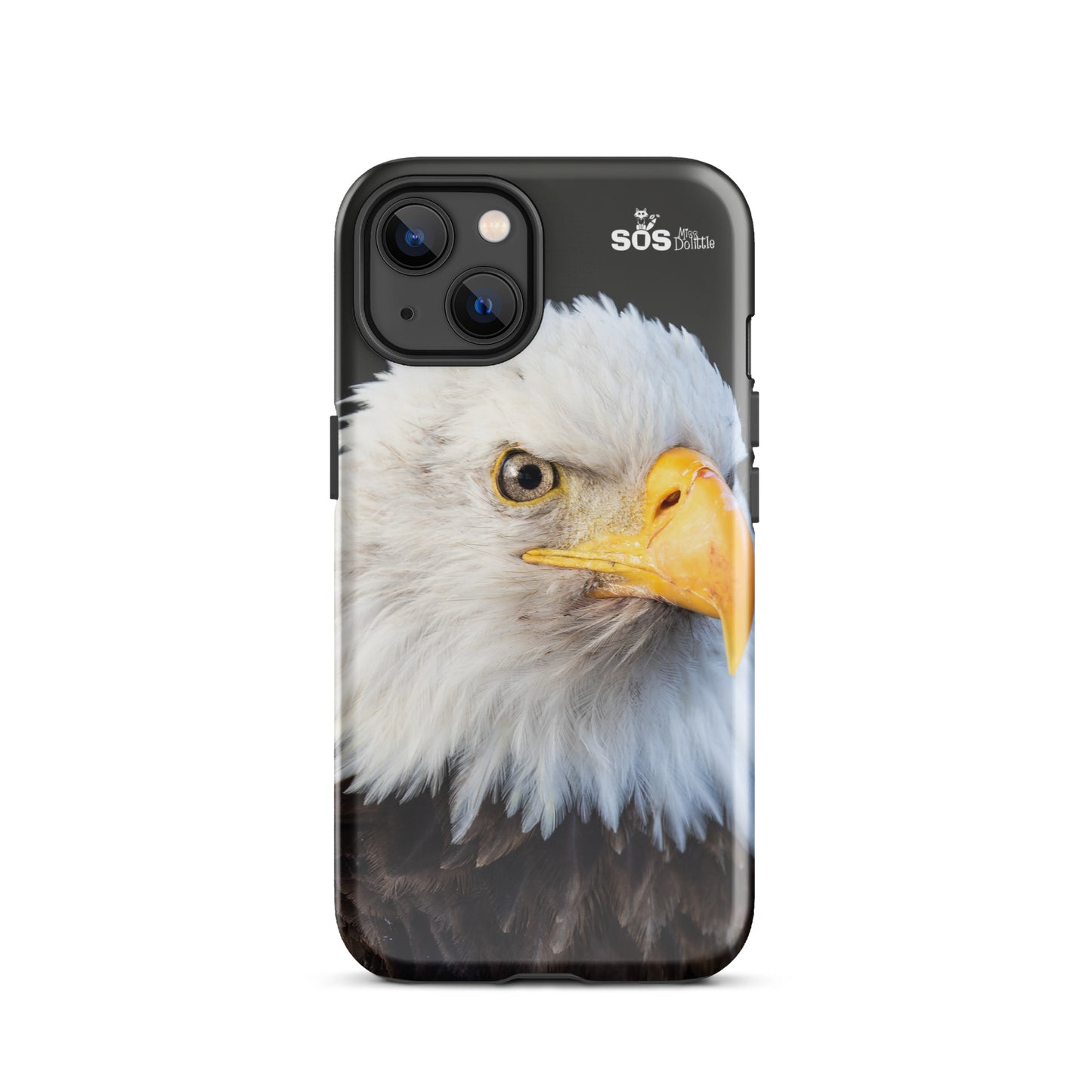 Étui de cellulaire solide pour iPhone® Pygargue