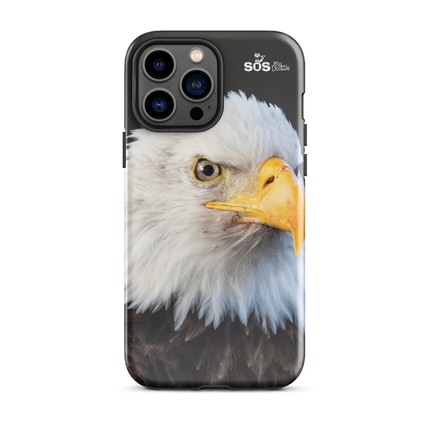 Étui de cellulaire solide pour iPhone® Pygargue