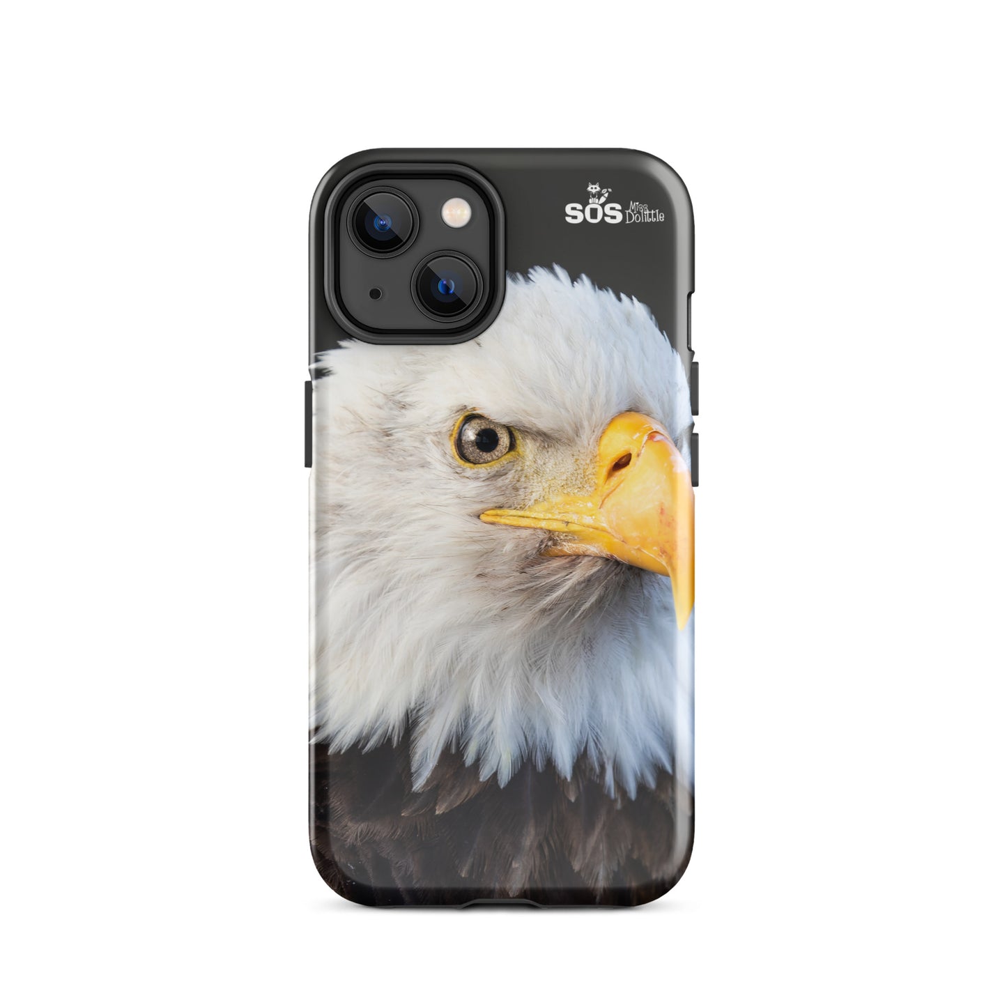 Étui de cellulaire solide pour iPhone® Pygargue