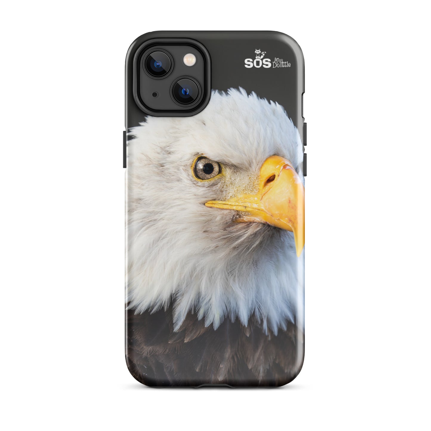 Étui de cellulaire solide pour iPhone® Pygargue