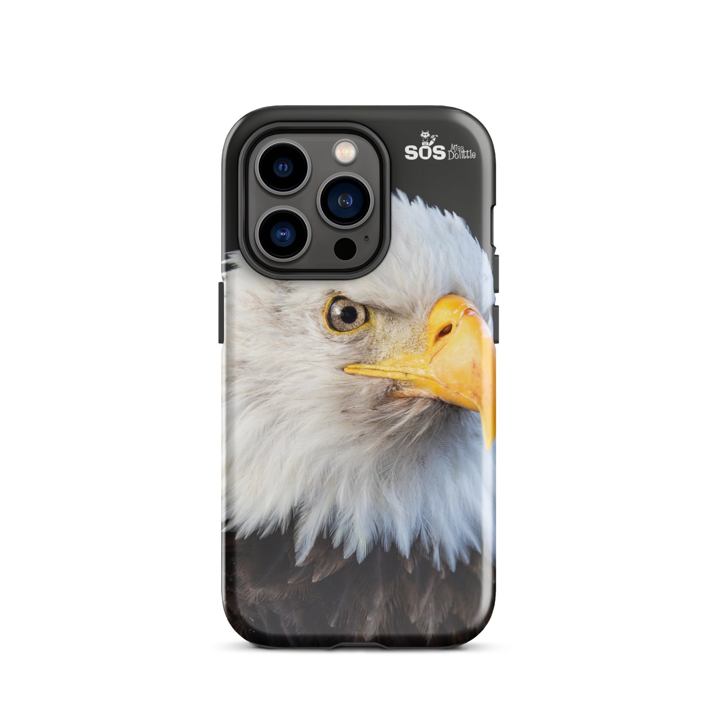Étui de cellulaire solide pour iPhone® Pygargue
