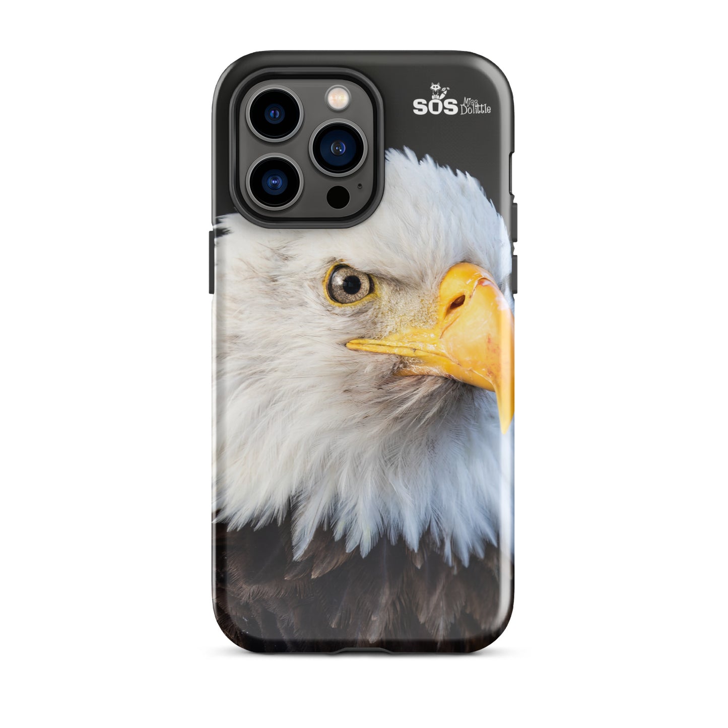 Étui de cellulaire solide pour iPhone® Pygargue