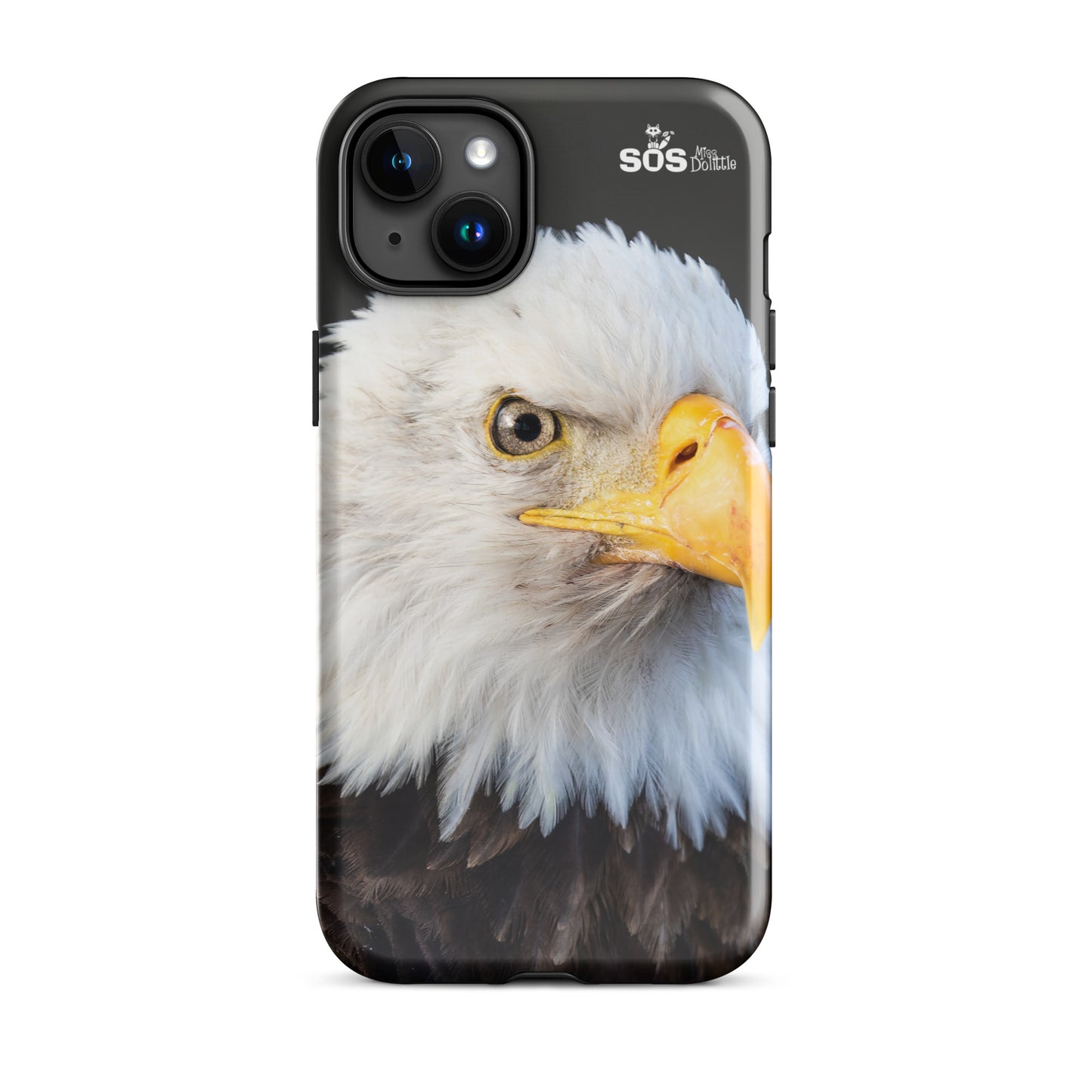 Étui de cellulaire solide pour iPhone® Pygargue