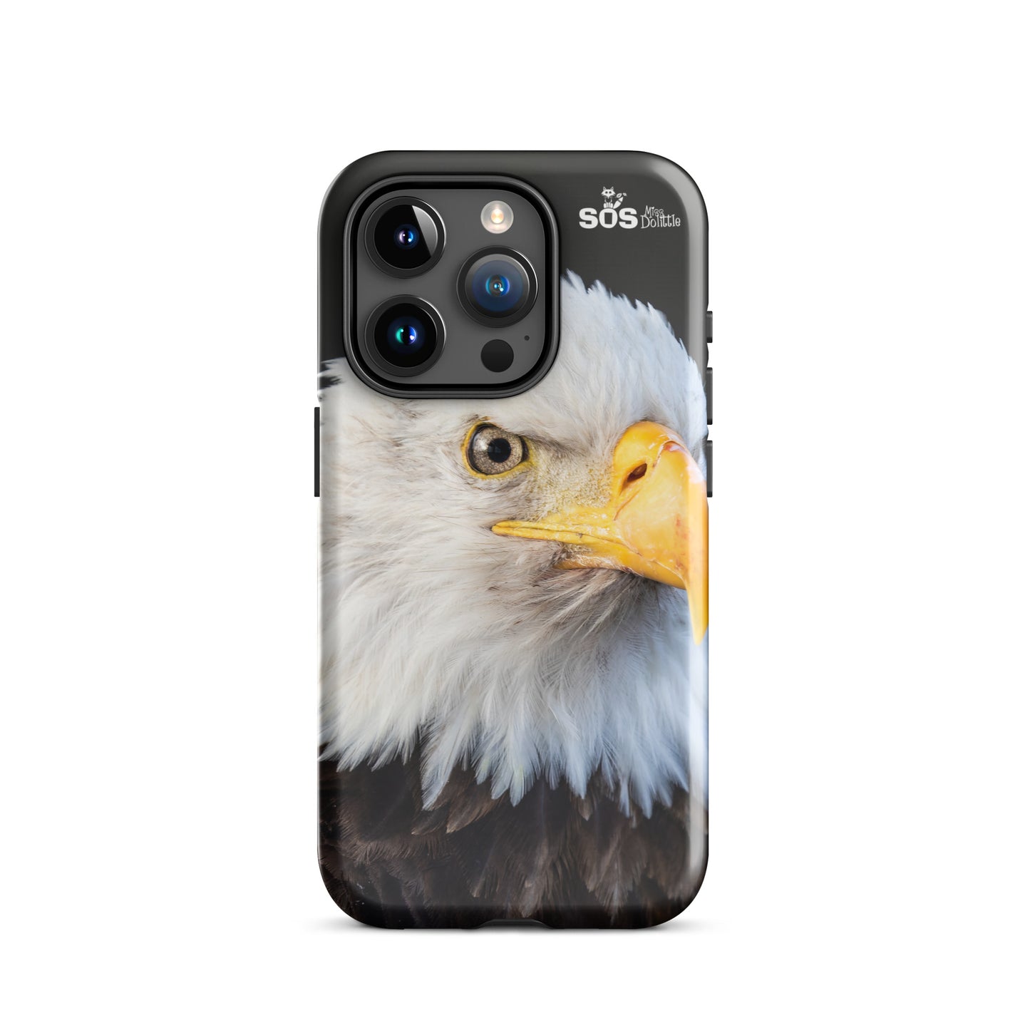 Étui de cellulaire solide pour iPhone® Pygargue
