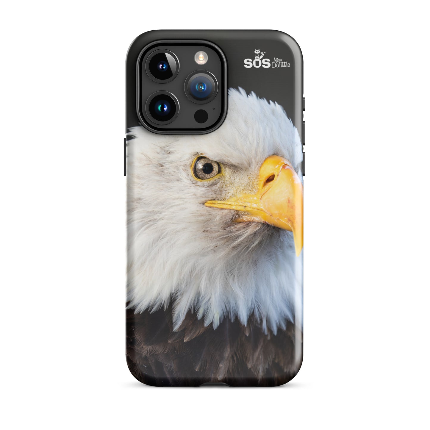 Étui de cellulaire solide pour iPhone® Pygargue