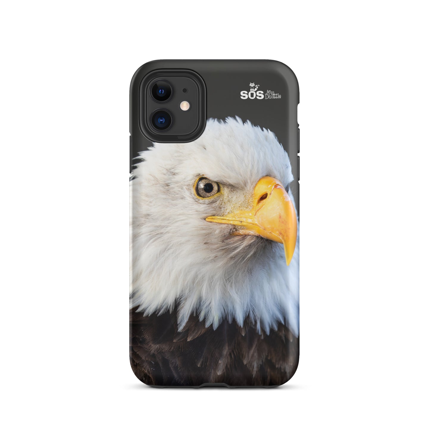 Étui de cellulaire solide pour iPhone® Pygargue