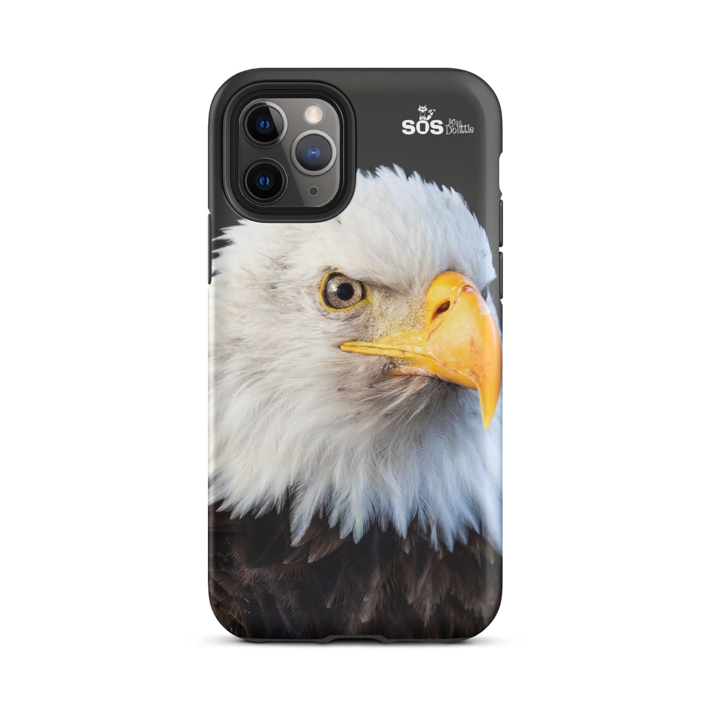Étui de cellulaire solide pour iPhone® Pygargue