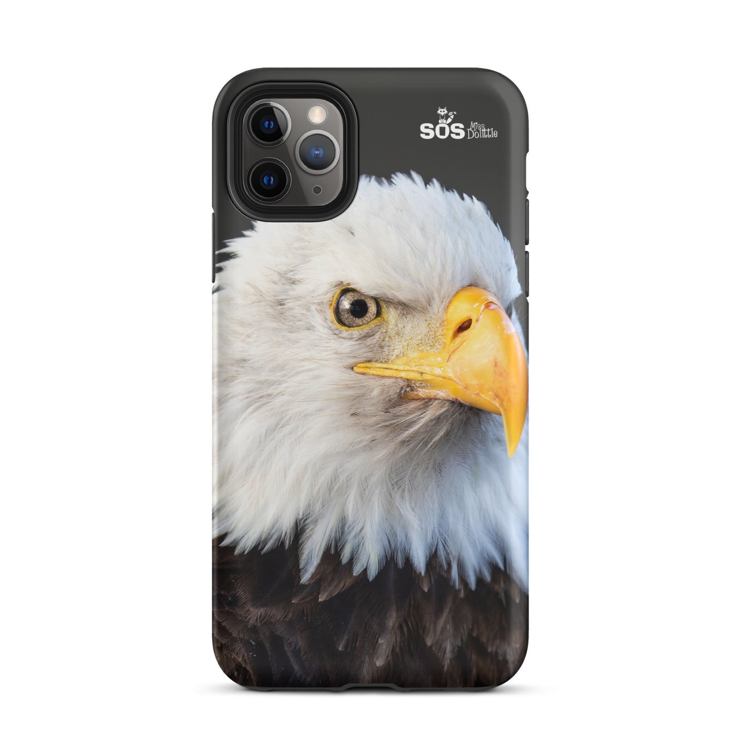 Étui de cellulaire solide pour iPhone® Pygargue