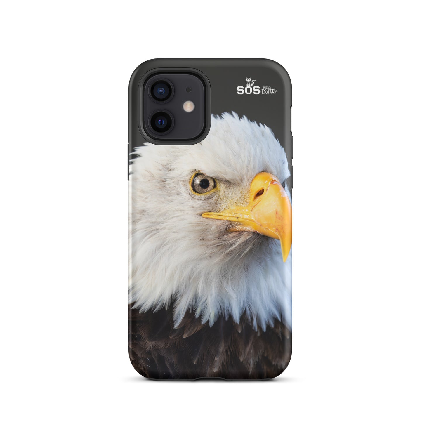 Étui de cellulaire solide pour iPhone® Pygargue