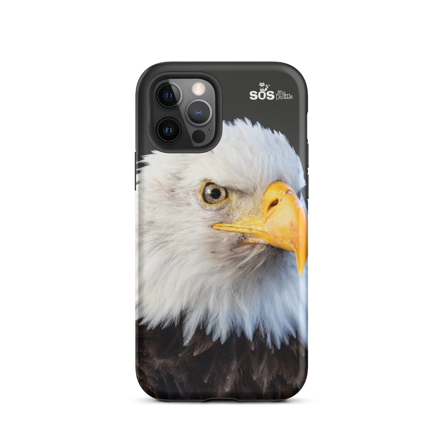 Étui de cellulaire solide pour iPhone® Pygargue