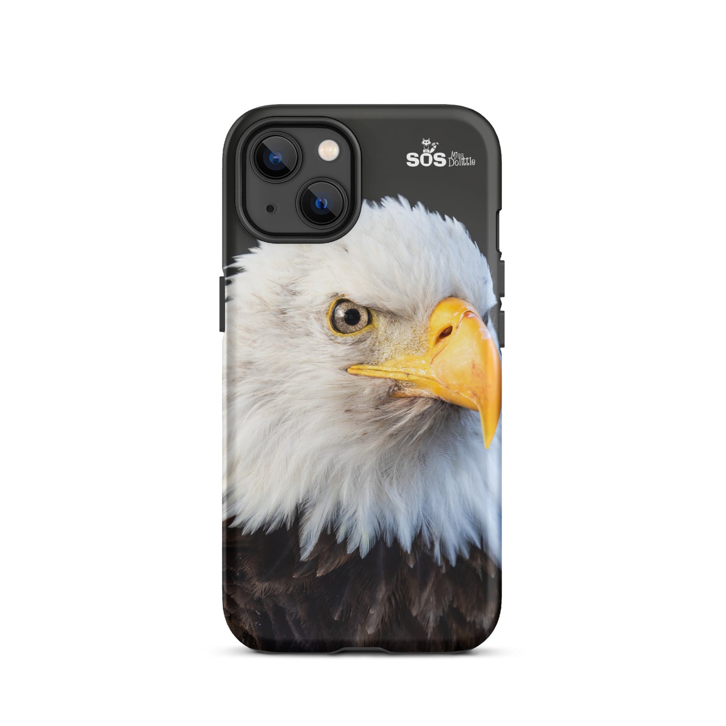 Étui de cellulaire solide pour iPhone® Pygargue