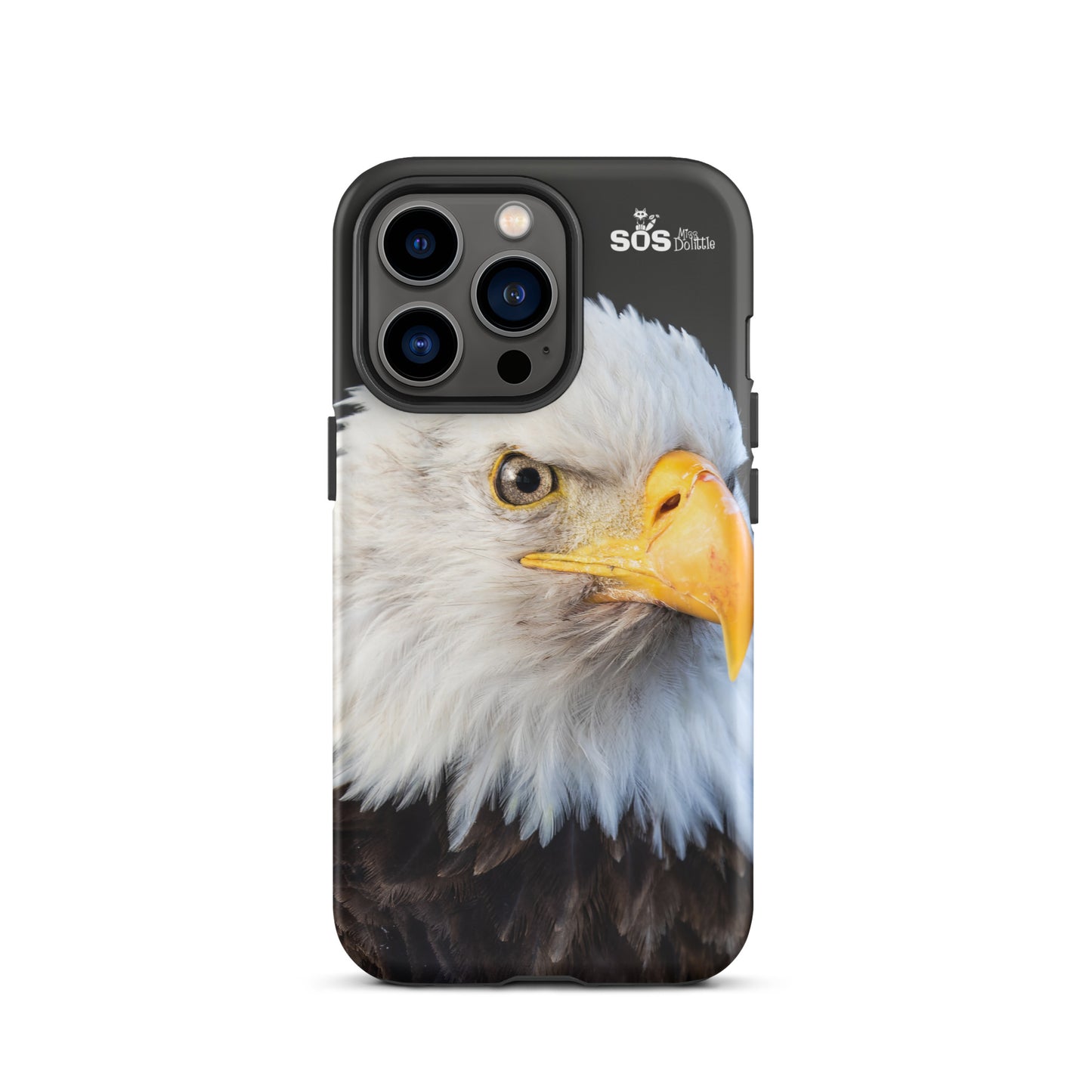 Étui de cellulaire solide pour iPhone® Pygargue