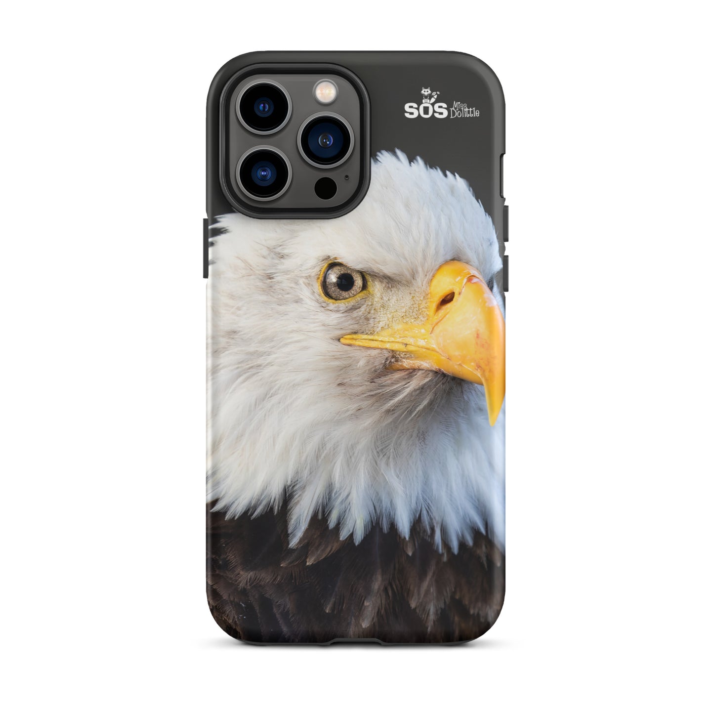Étui de cellulaire solide pour iPhone® Pygargue