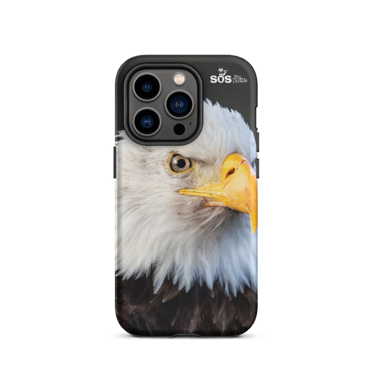 Étui de cellulaire solide pour iPhone® Pygargue