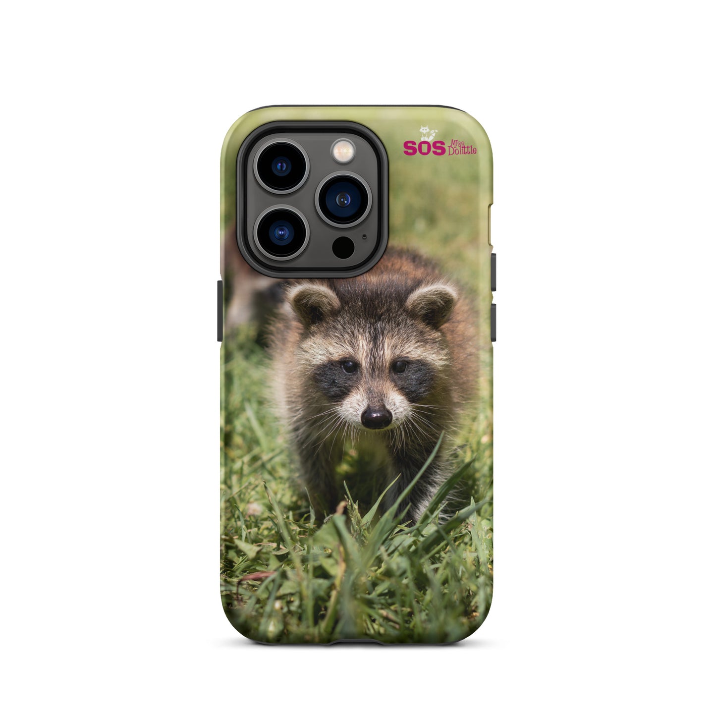 Étui de cellulaire solide pour iPhone® Raton laveur