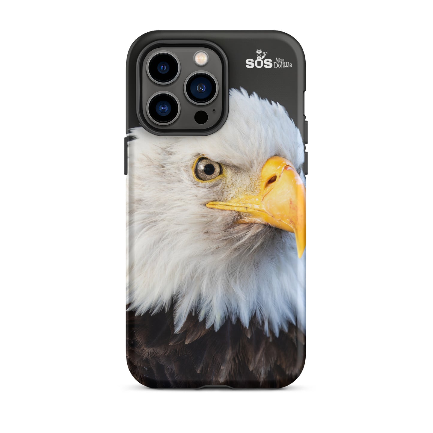 Étui de cellulaire solide pour iPhone® Pygargue