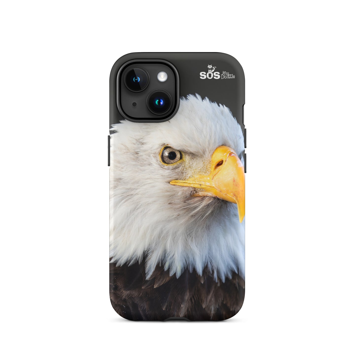 Étui de cellulaire solide pour iPhone® Pygargue