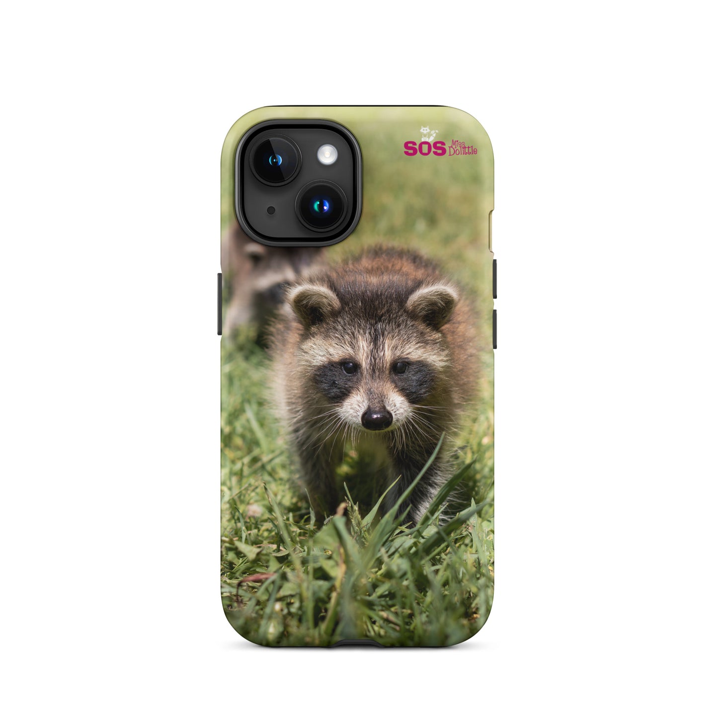 Étui de cellulaire solide pour iPhone® Raton laveur