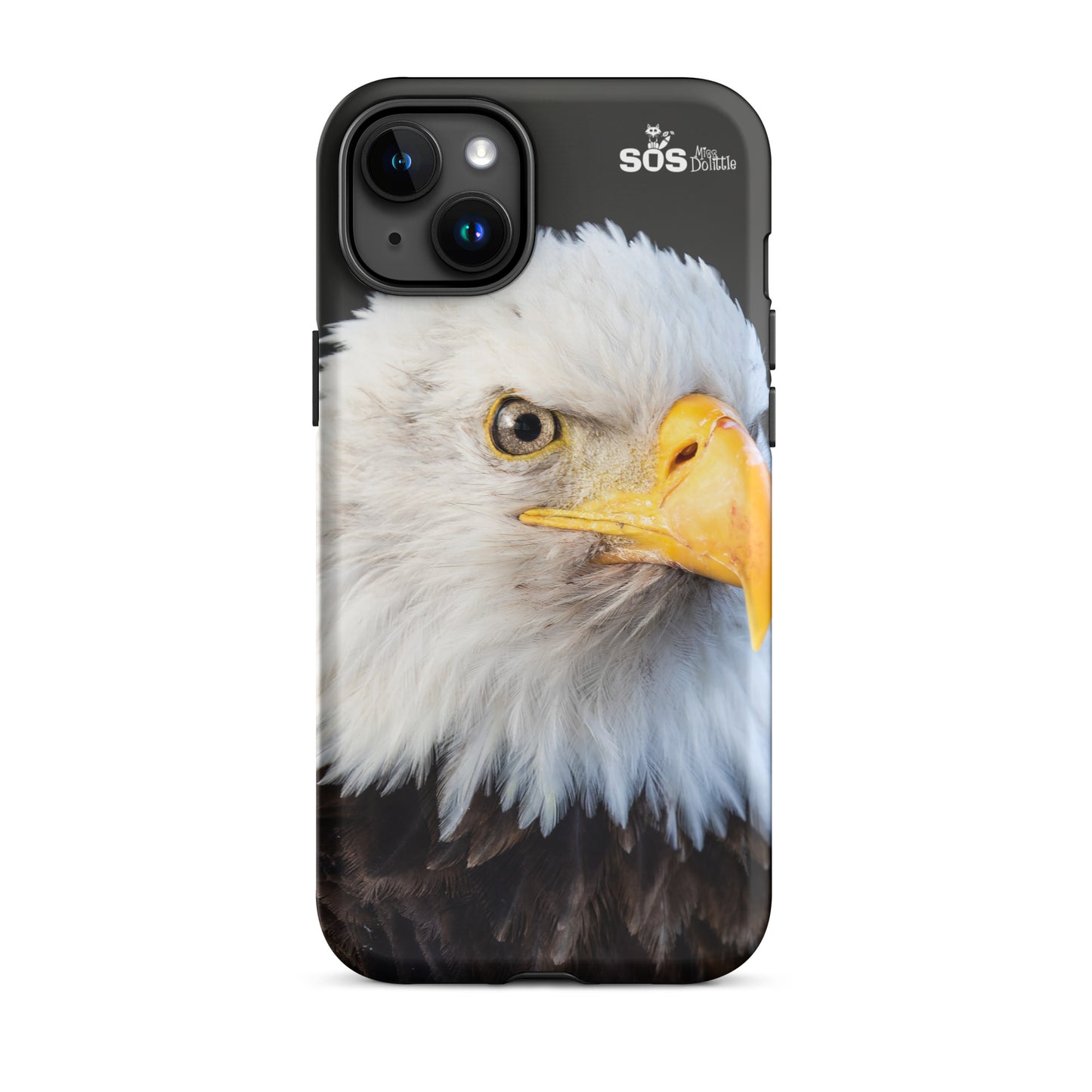 Étui de cellulaire solide pour iPhone® Pygargue