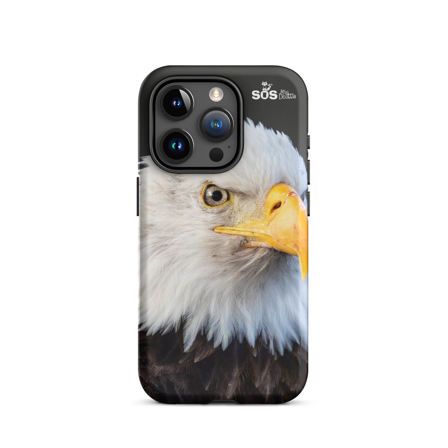 Étui de cellulaire solide pour iPhone® Pygargue
