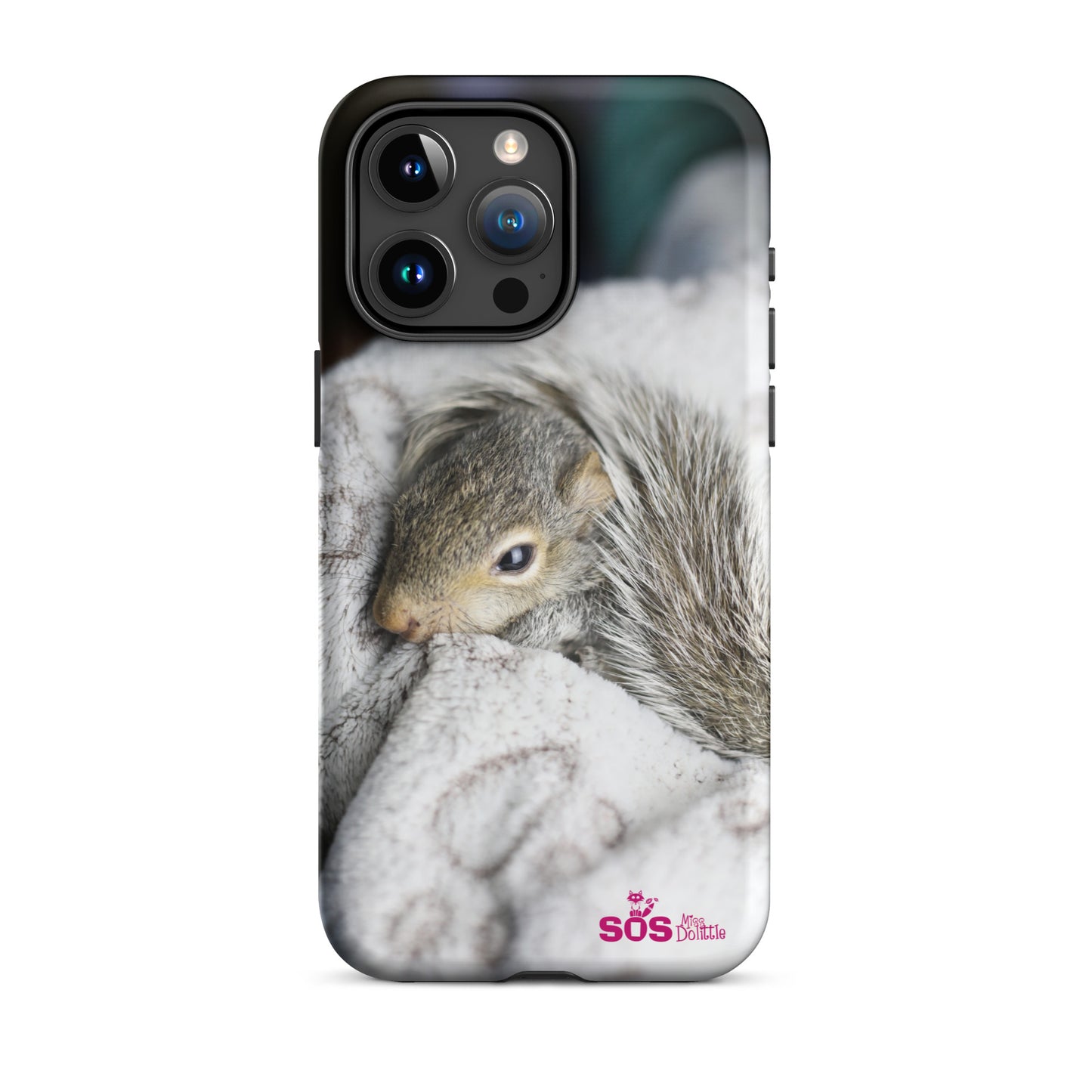 Étui de cellulaire solide pour iPhone® Écureuil