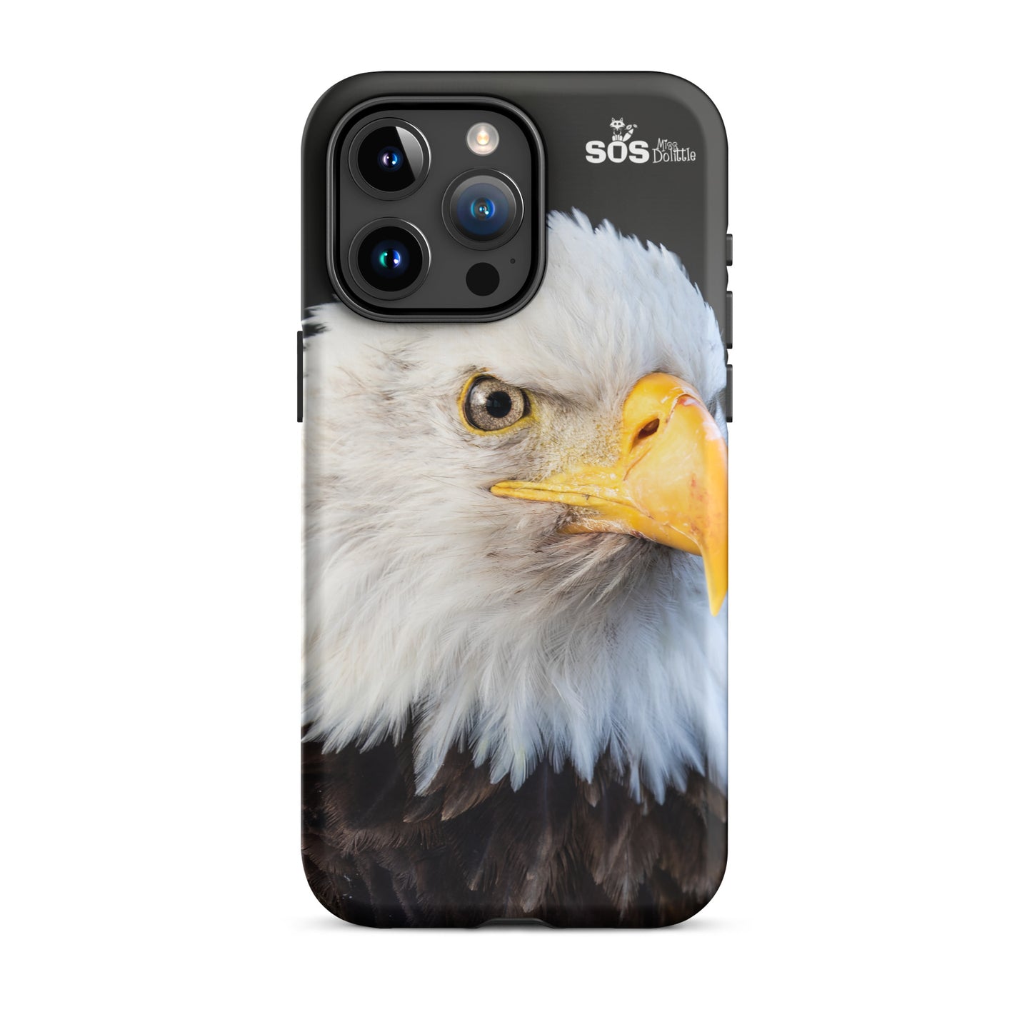 Étui de cellulaire solide pour iPhone® Pygargue