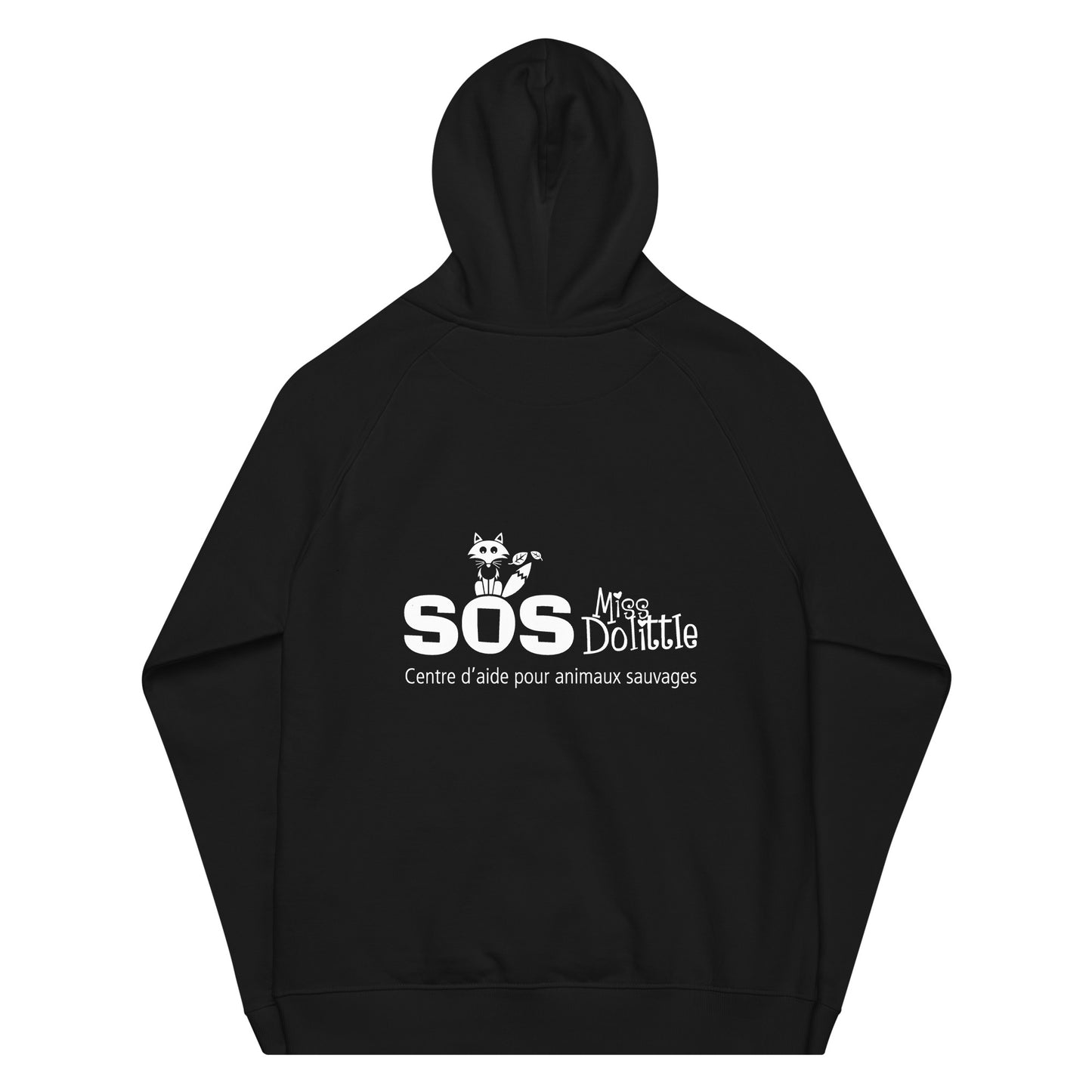 Chandail unisexe à capuche -Écoresponsabe- Logo - SOS Miss Dolittle