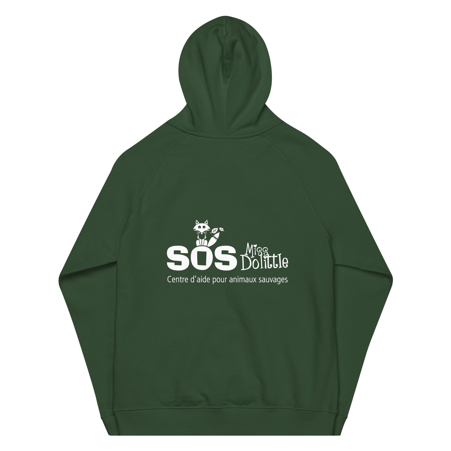 Chandail unisexe à capuche -Écoresponsabe- Logo - SOS Miss Dolittle