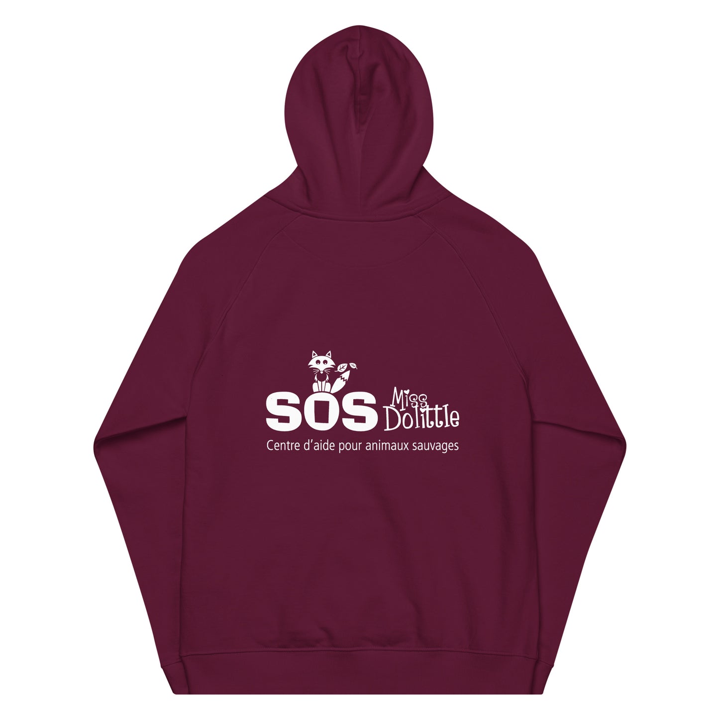 Chandail unisexe à capuche -Écoresponsabe- Logo - SOS Miss Dolittle
