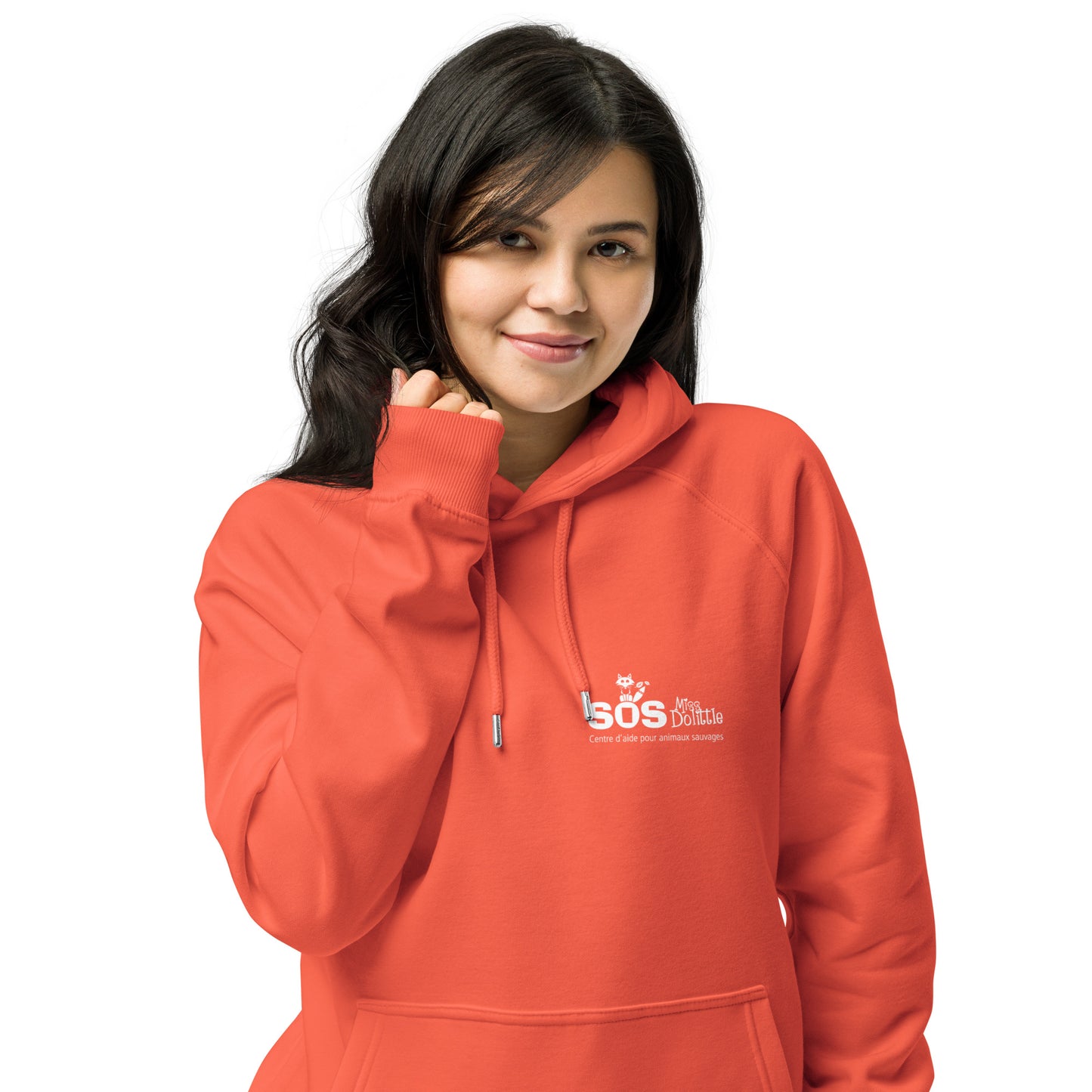 Chandail unisexe à capuche -Écoresponsabe- Logo - SOS Miss Dolittle