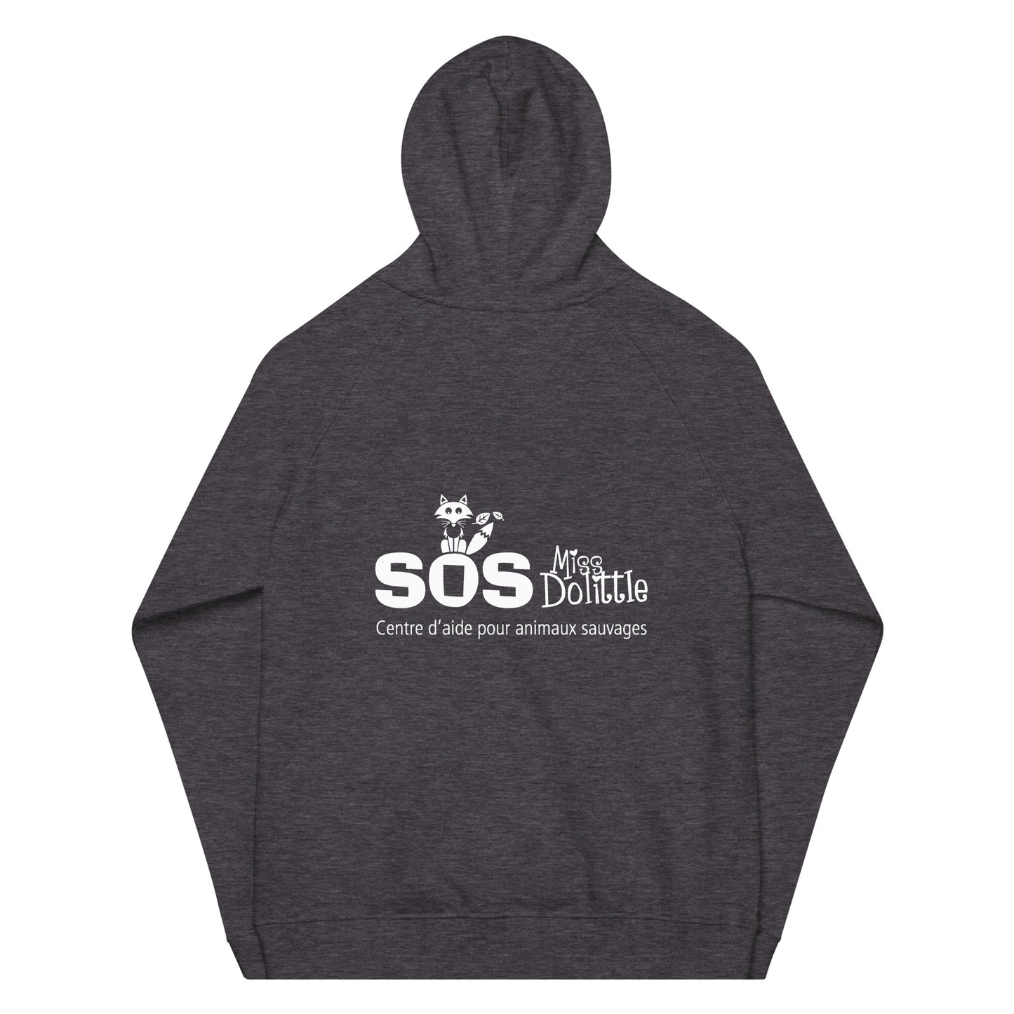 Chandail unisexe à capuche -Écoresponsabe- Logo - SOS Miss Dolittle