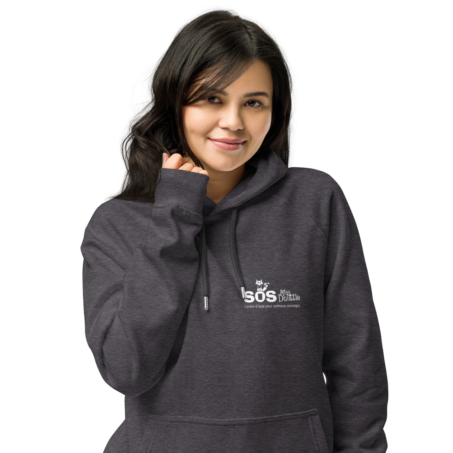 Chandail unisexe à capuche -Écoresponsabe- Logo - SOS Miss Dolittle
