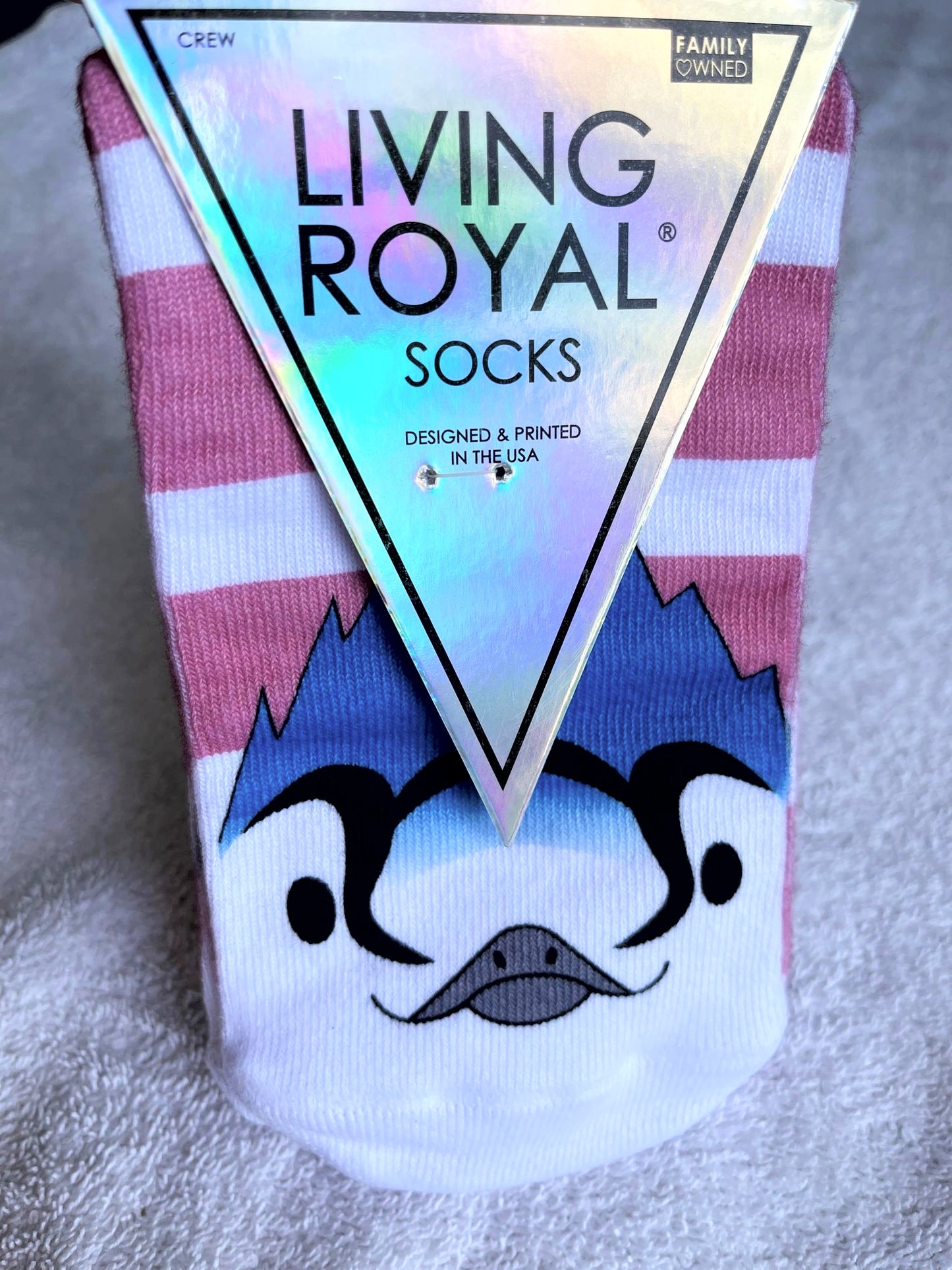 Chaussettes SOS Miss Dolittle - geai bleu