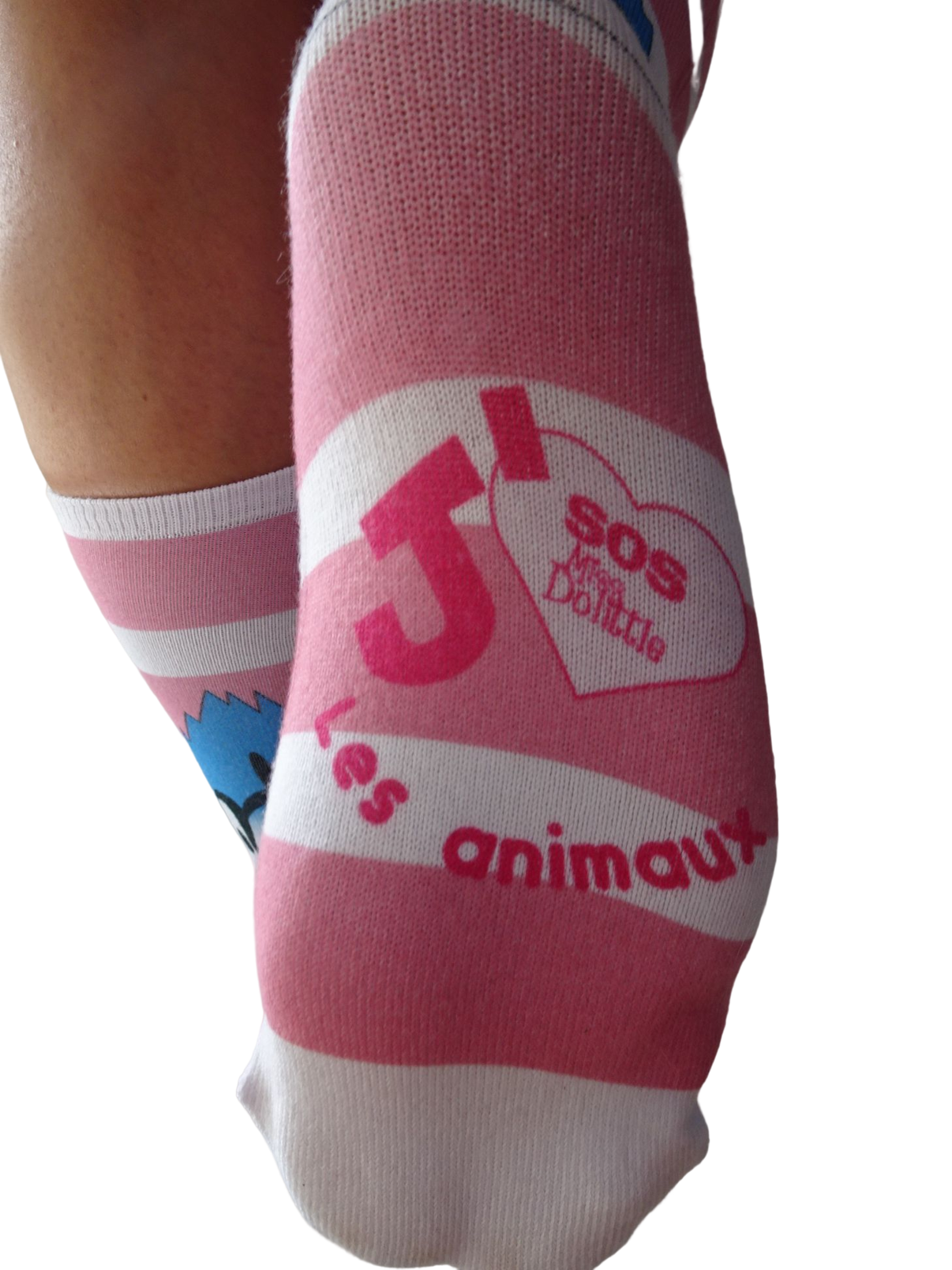 Chaussettes SOS Miss Dolittle - geai bleu
