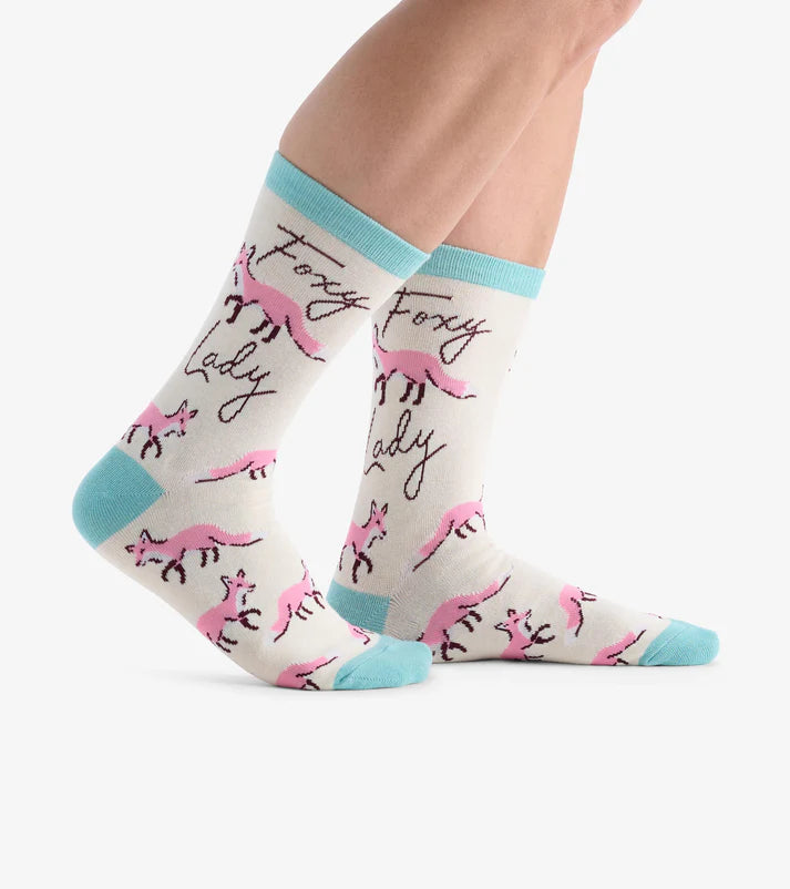 Chaussettes pour femme –  Renarde « Foxy lady »