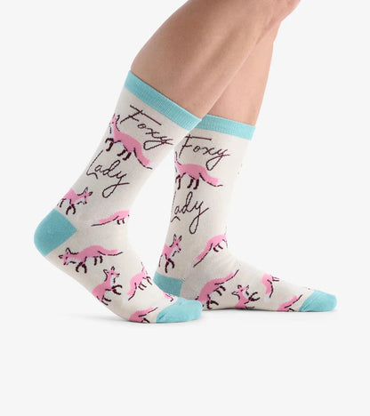 Chaussettes pour femme –  Renarde « Foxy lady »