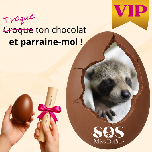 Je parraine un bébé raton - Troque ton chocolat