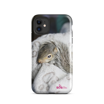 Étui de cellulaire solide pour iPhone® Écureuil