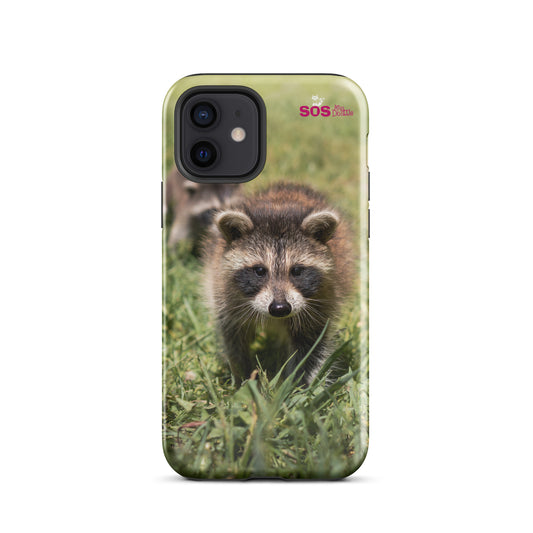 Heavy-Duty iPhone® Raccoon Phone Case