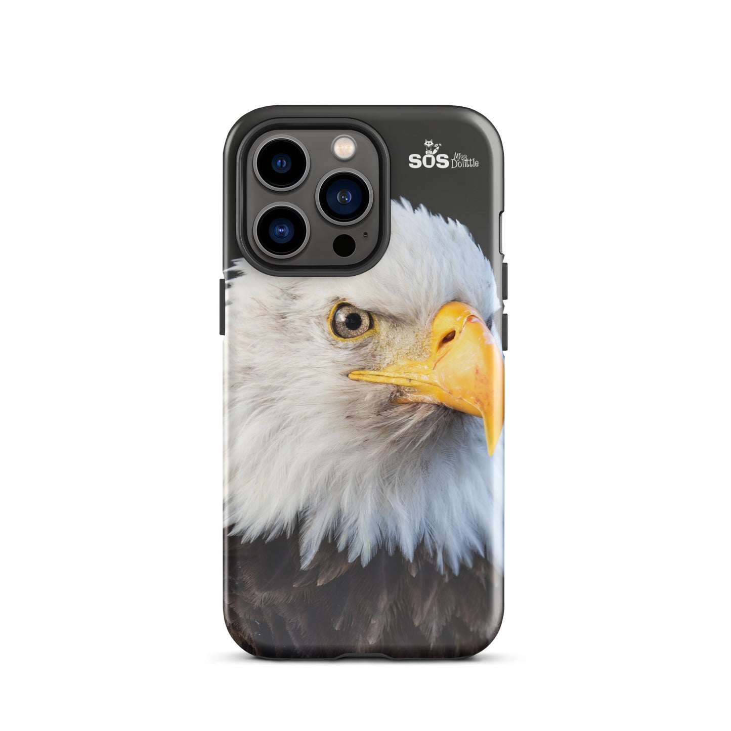 Étui de cellulaire solide pour iPhone® Pygargue